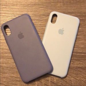 iPhone X silicone Apple cases